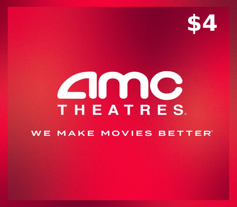 AMC Theatres $4 Gift Card cover art