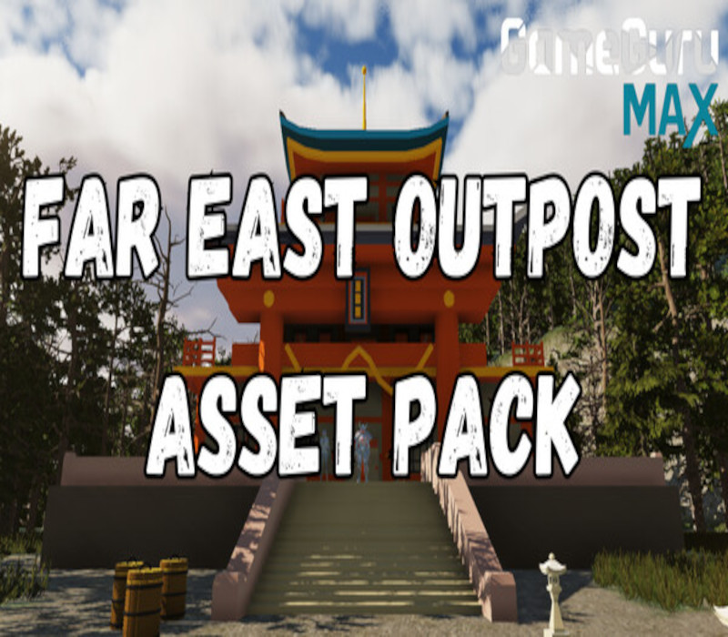 GameGuru MAX - Low Poly Asset Pack - Far East Outpost DLC cover art