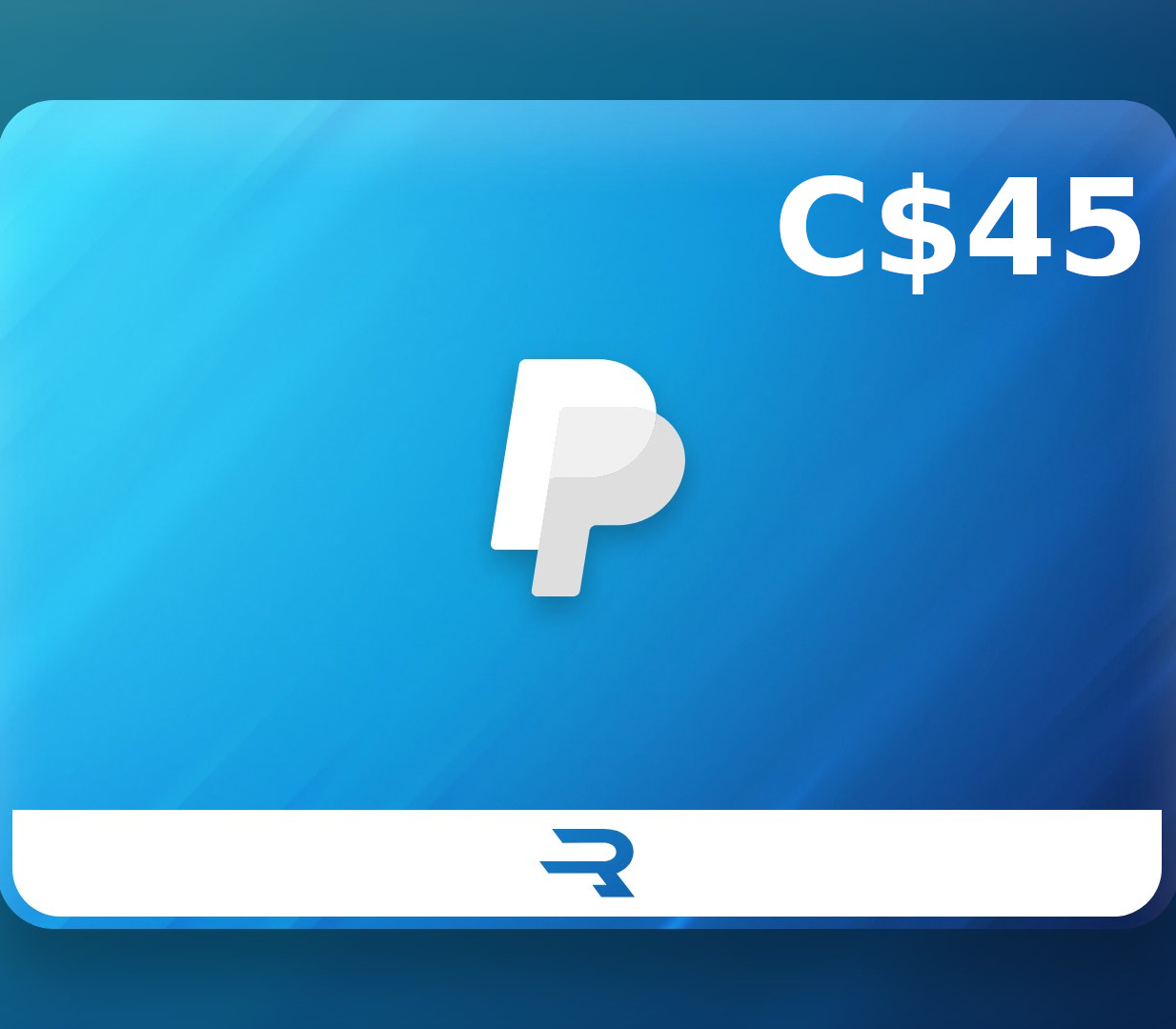 Rewarble PayPal CAD 45 Gift Card cover art