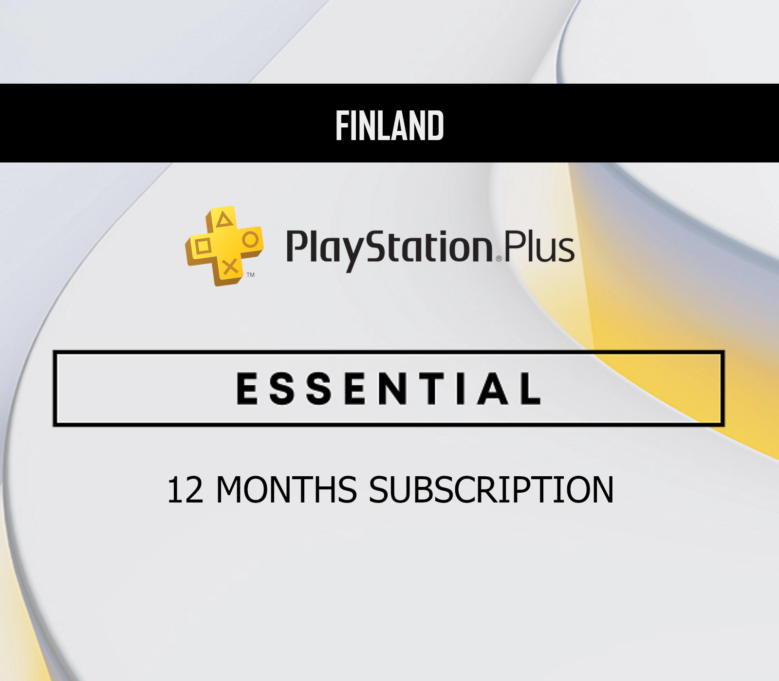 PlayStation Plus Essential 12 Months Subscription FI cover art