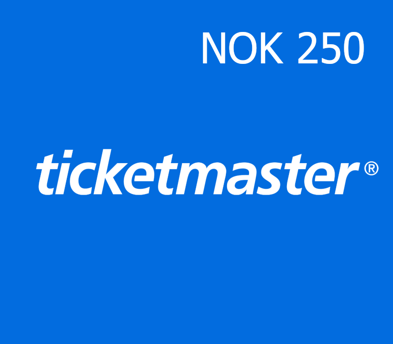 Ticketmaster 250 NOK Gift Card NO cover art