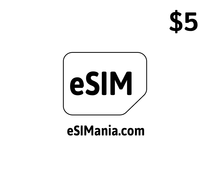 eSIMoney USD 5 eSIMania.com Gift Card cover art