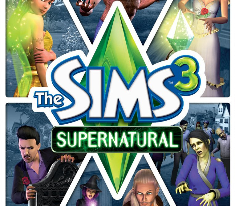 The Sims 3 + Supernatural Expansion Pack DLC cover art