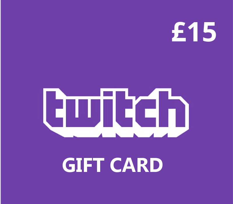 Twitch GBP 15 Gift Card cover art