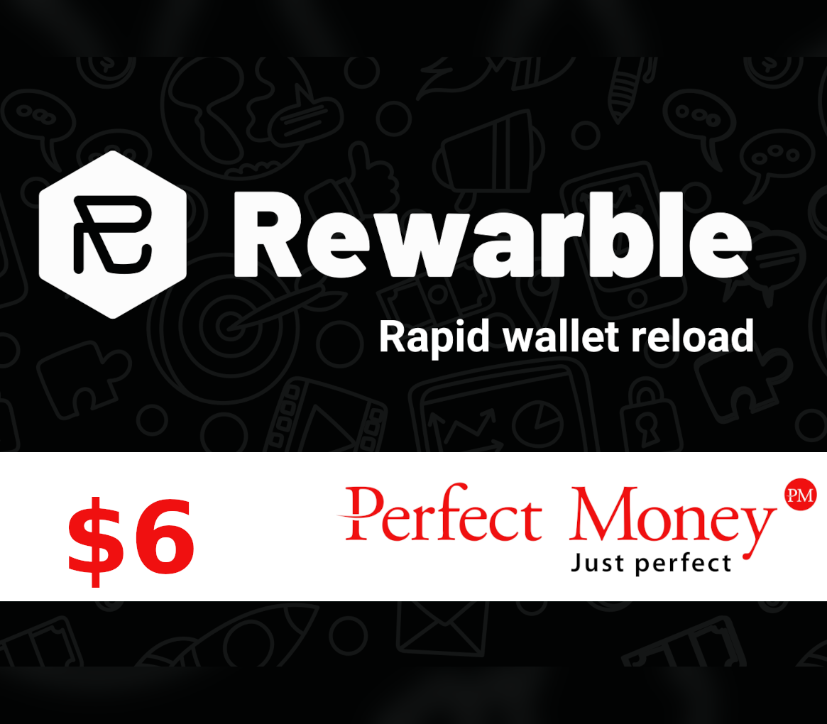 Rewarble Perfect Money $6 Gift Card cover art