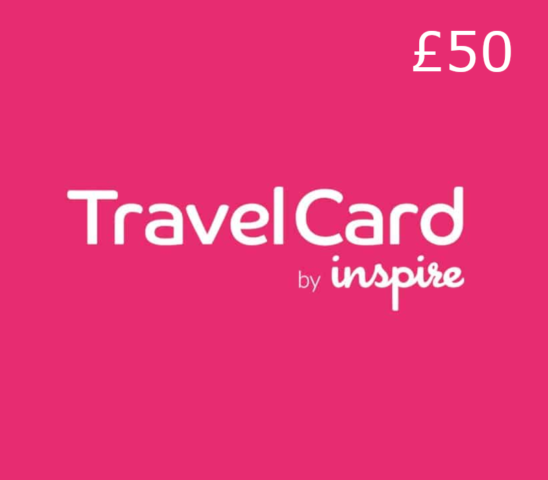Inspire TravelCard GBP 50 Gift Card cover art