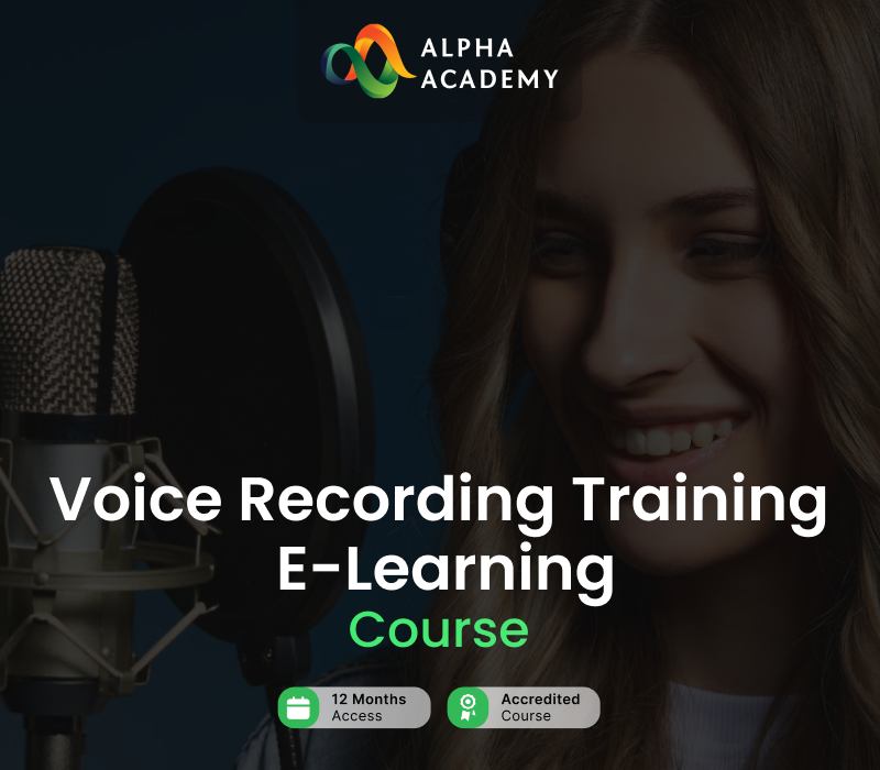Voice Recording Training Course Alpha Academy cover art
