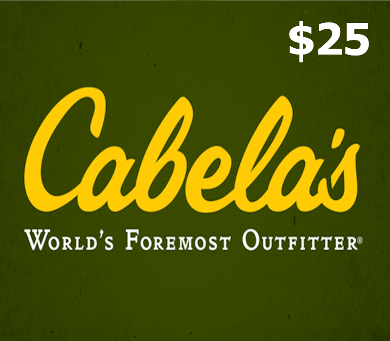Cabelas $25 Gift Card cover art