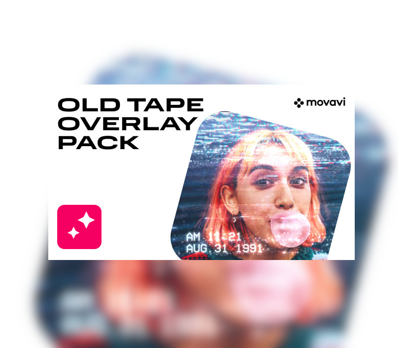 Movavi Video Editor 2023 - Old Tape Overlay Pack DLC cover art