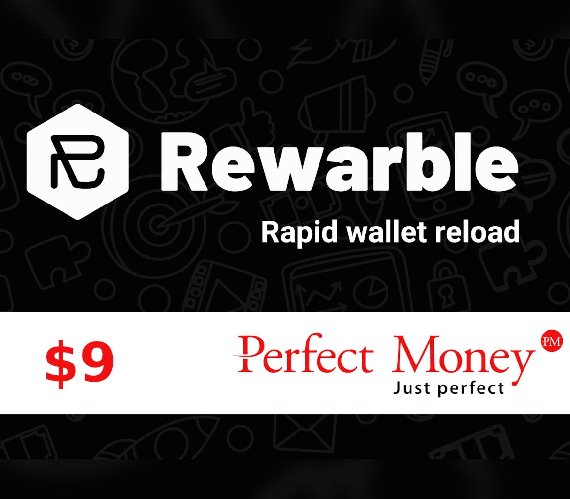 Rewarble Perfect Money $9 Gift Card cover art