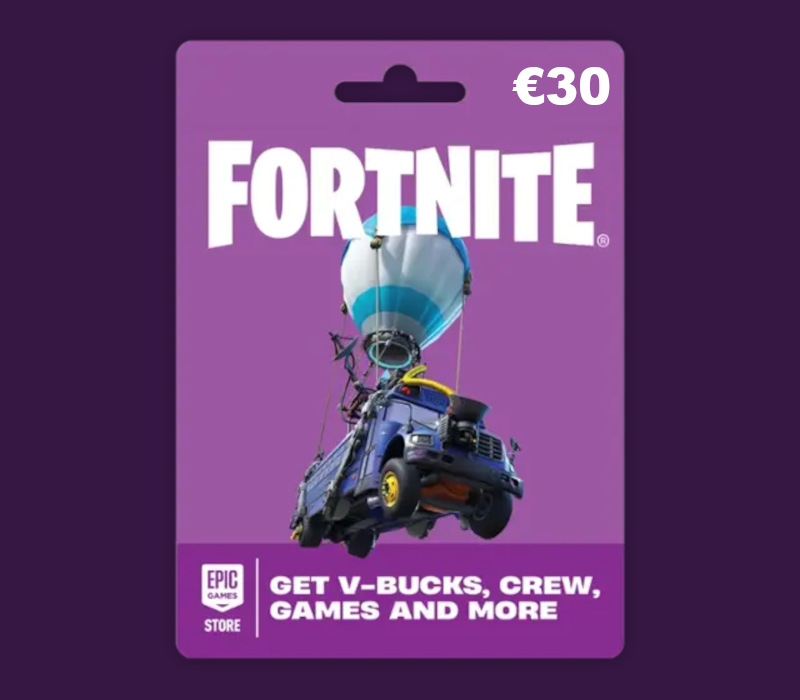 Fortnite EUR 30 PC Epic Games Gift Card FR cover art