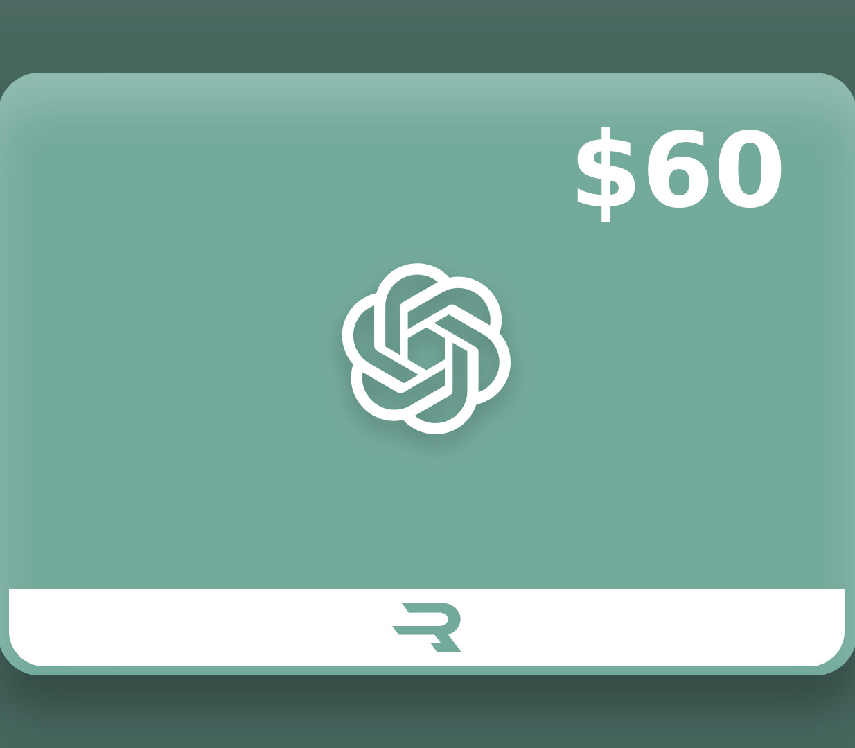 Rewarble ChatGPT $60 Gift Card cover art