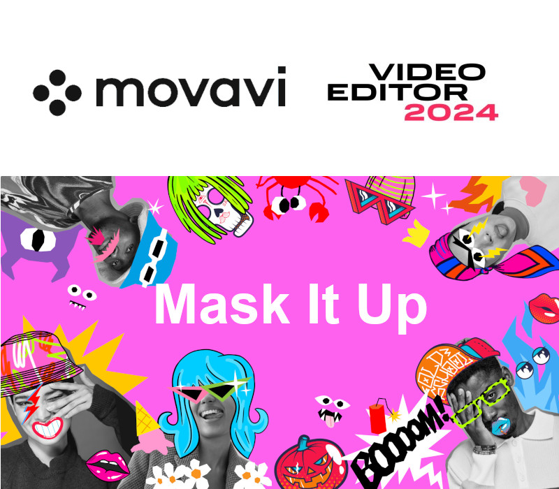 Movavi Video Editor 2024 - Mask It Up Pack DLC cover art