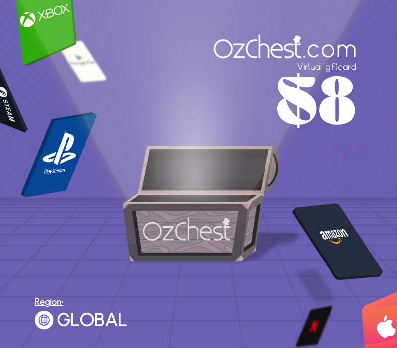 Ozchest $8 Gift Card cover art