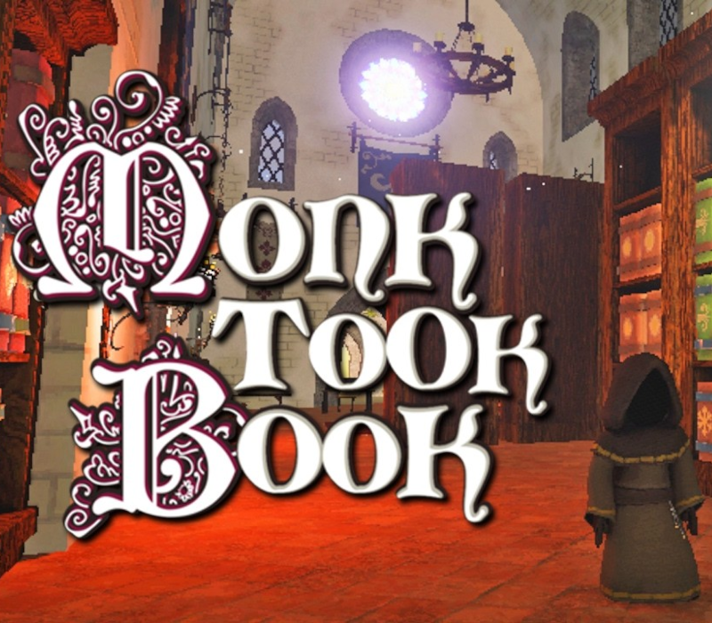 Monk Took Book cover art