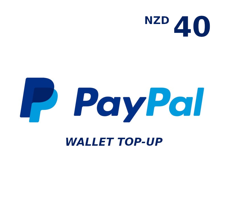 PayPal Wallet NZD 40 Top Up cover art