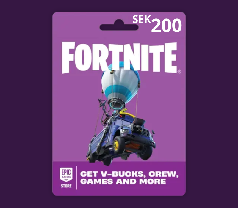 Fortnite SEK 200 PC Epic Games Gift Card SE cover art
