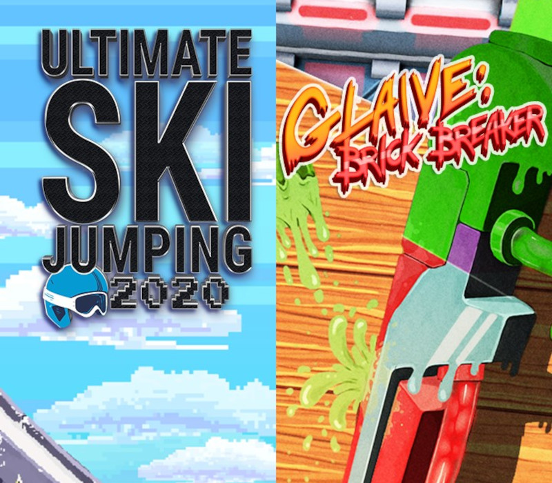Ultimate Ski Jumping 2020 + Glaive: Brick Breaker Bundle cover art
