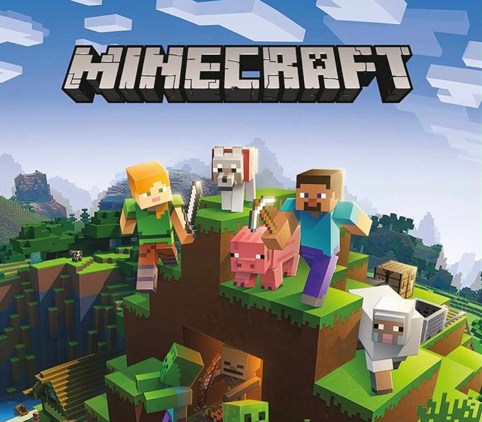Minecraft for cover art