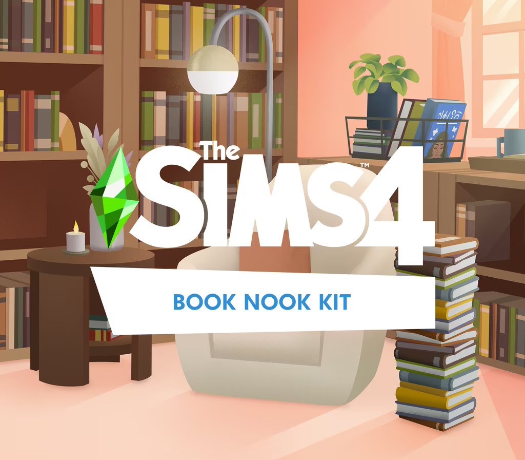 The Sims 4 - Book Nook Kit DLC cover art