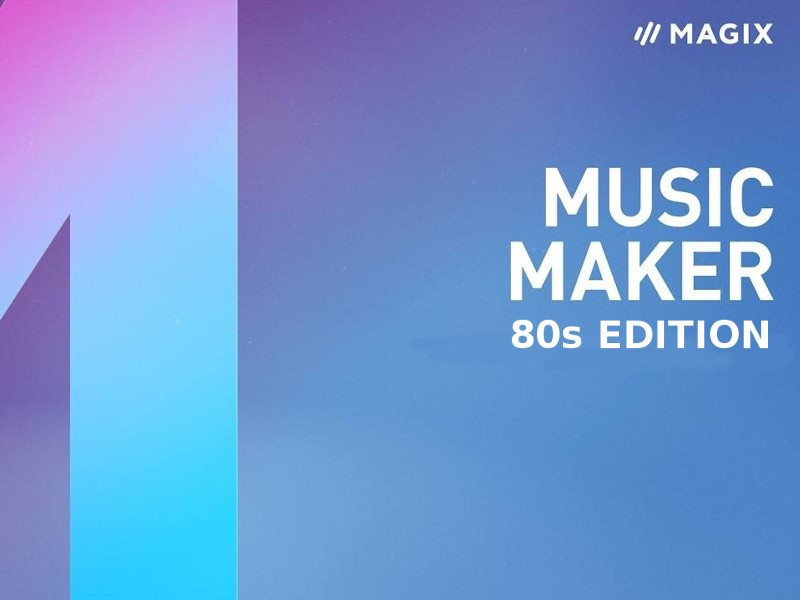 MAGIX Music Maker 80s Edition cover art