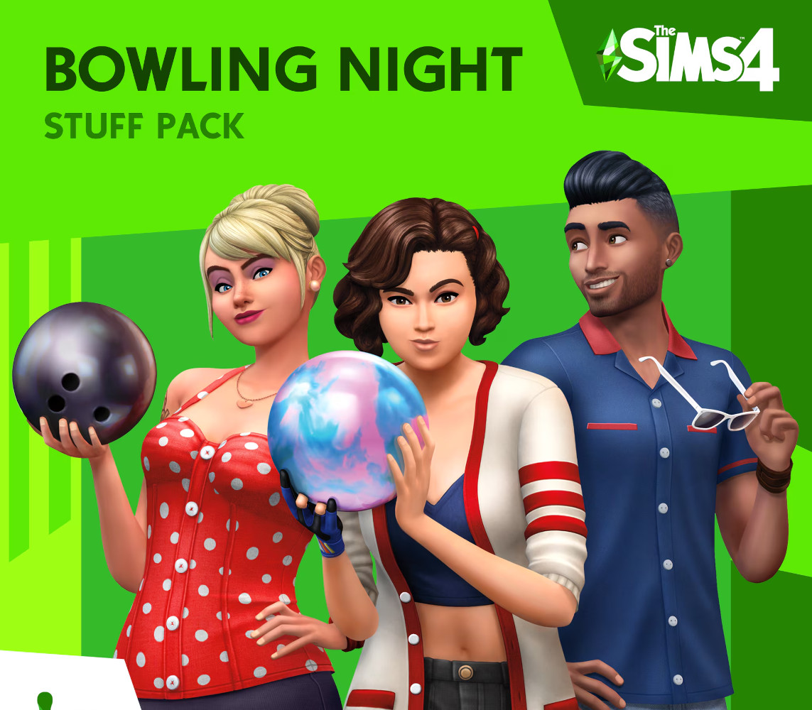 The Sims 4 - Bowling Night Stuff DLC cover art