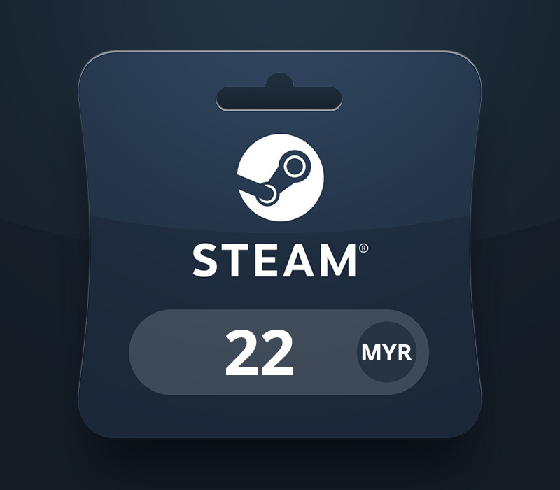 Steam Wallet MYR 22 Gift Card cover art