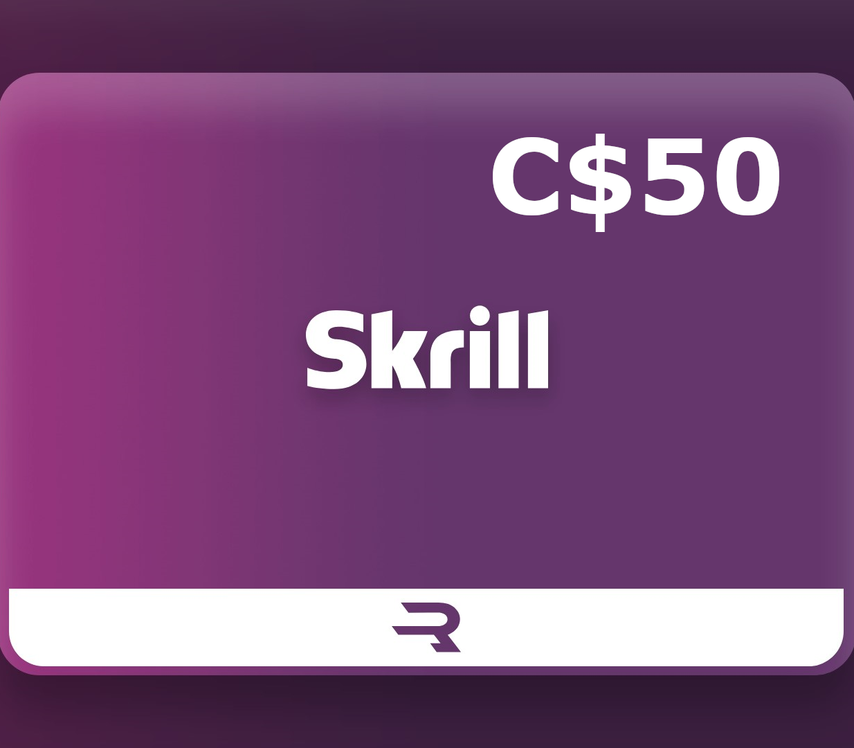 Rewarble Skrill CAD 50 Gift Card cover art