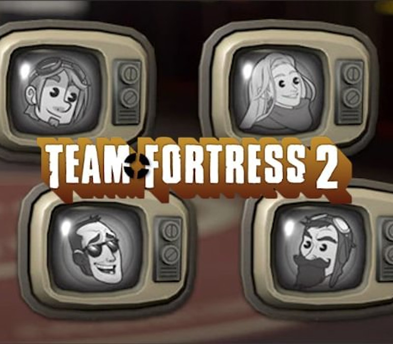 Team Fortress 2 Badges - Duncan's Kindhearted Kisser, Hannah's Altruistic Aspect, Sips' Selfless Simulacrum and Sjin's Generous Guise cover art
