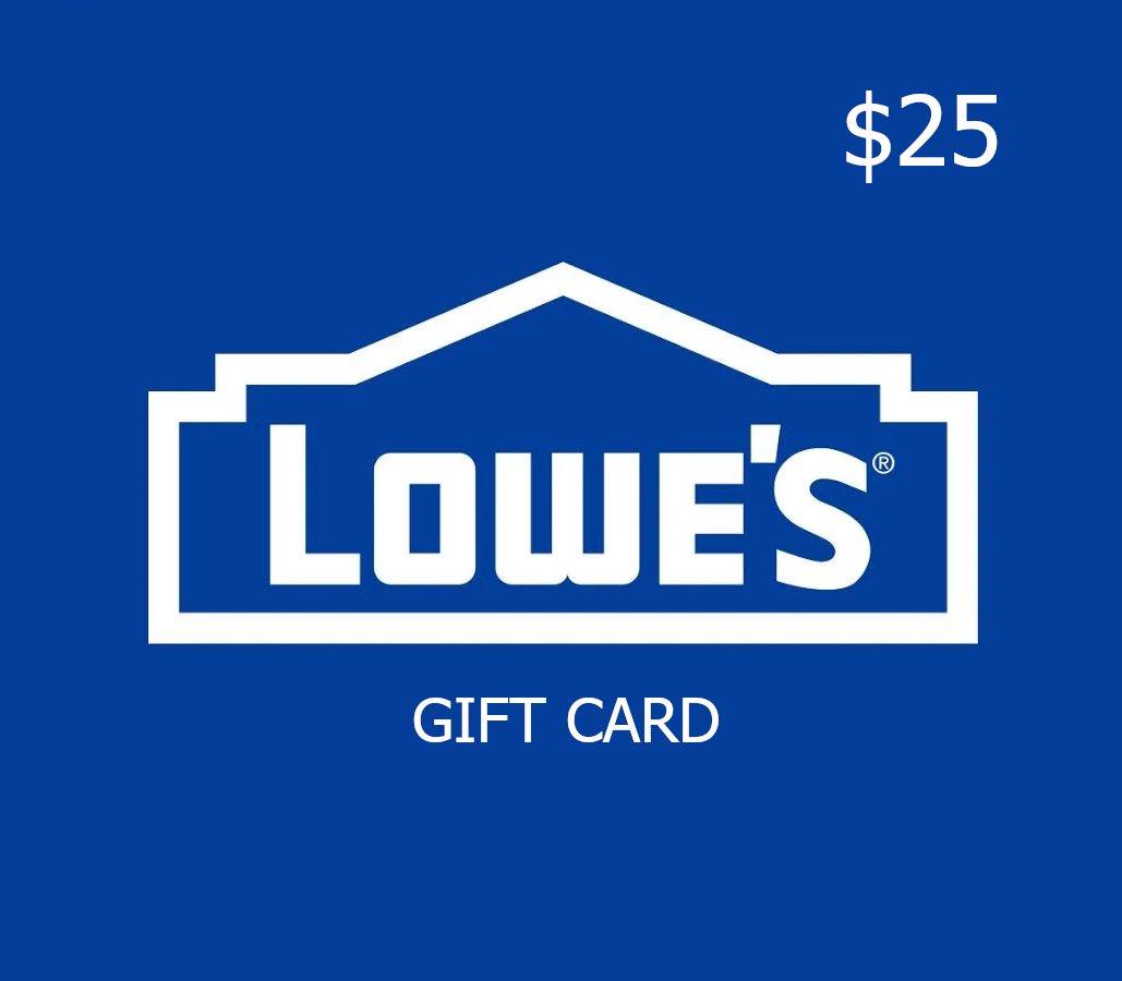 Lowe's $25 Gift Card cover art