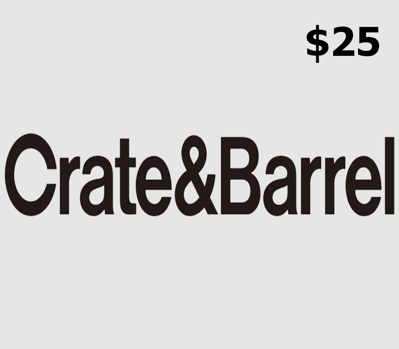 Crate and Barrel $25 Gift Card cover art