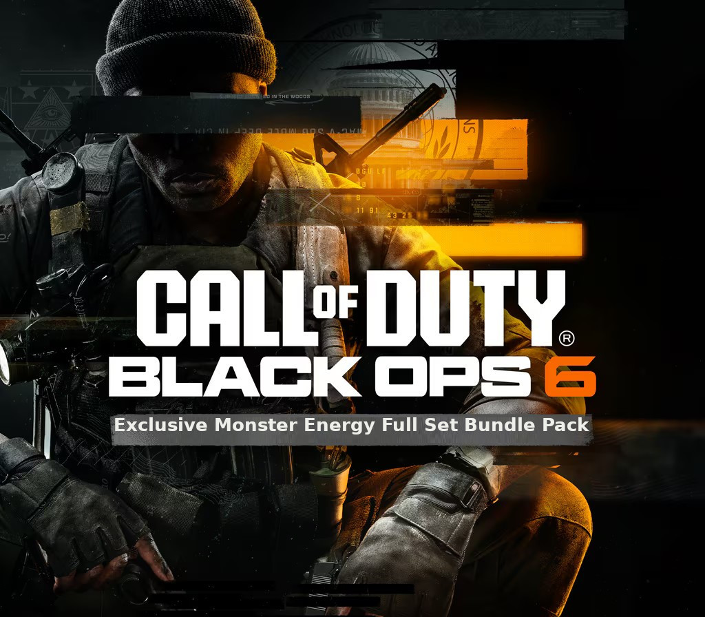 Call of Duty: Black Ops 6 - Exclusive Monster Energy Full Set Bundle Pack (without Double XP) PC/PS4/PS5/XBOX One/Series X|S cover art