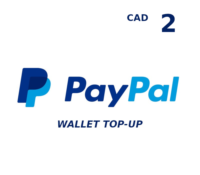 PayPal Wallet CAD 2 Top Up cover art