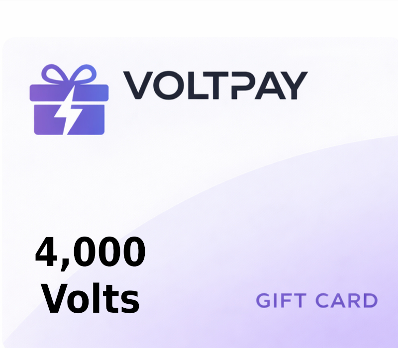 VoltPay 4000 Volts Gift Card cover art