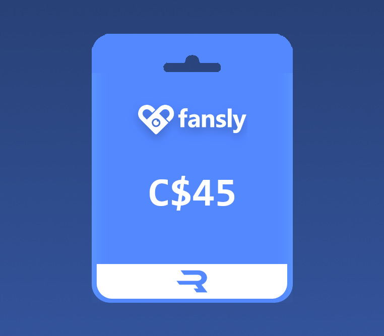 Rewarble Fansly CAD 45 Gift Card cover art