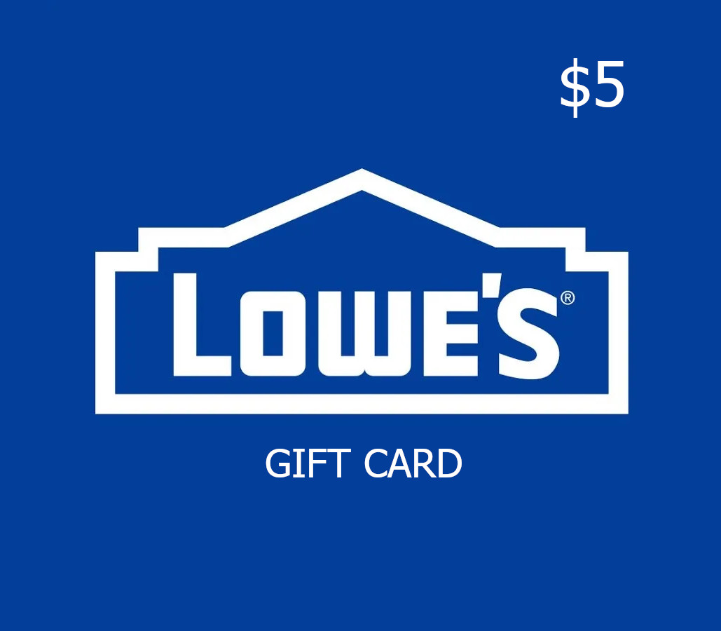 Lowe's $5 Gift Card cover art