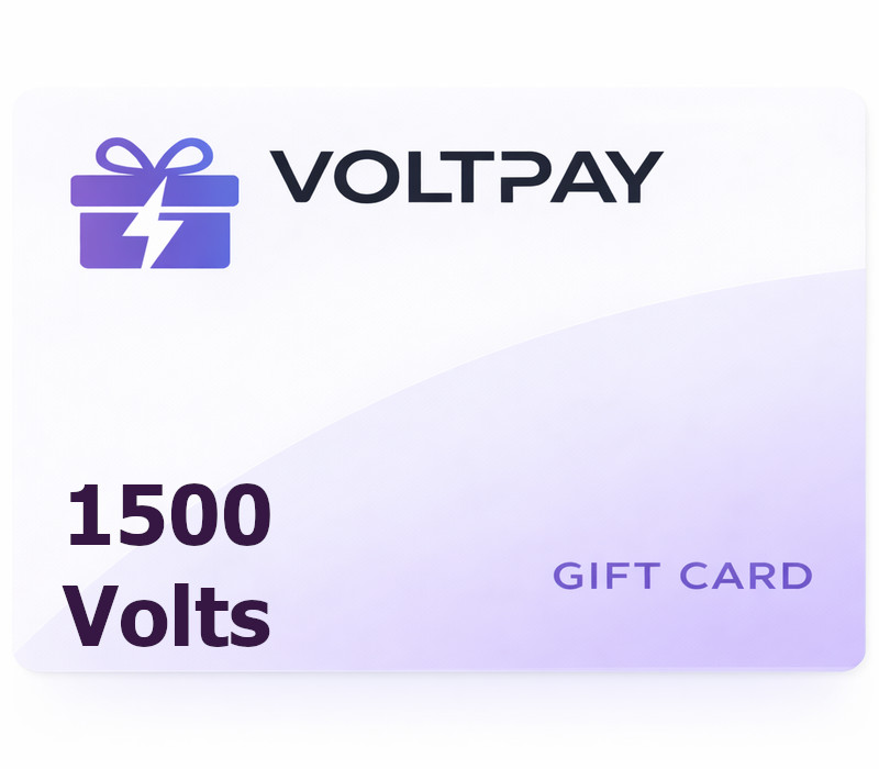VoltPay 1500 Volts Gift Card cover art