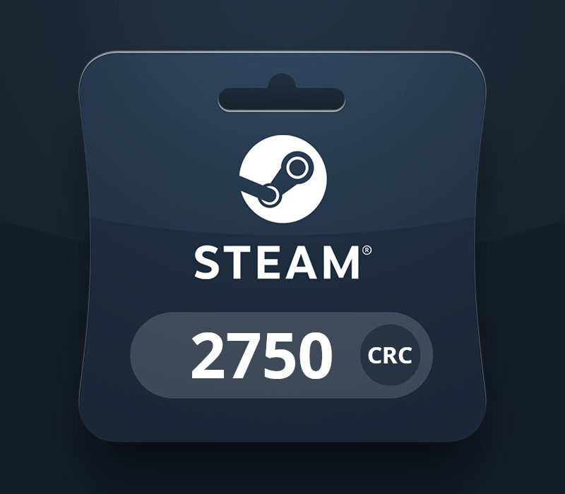 Steam Wallet CRC 2750 Gift Card HR cover art