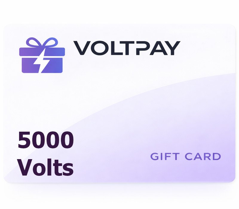 VoltPay 5000 Volts Gift Card cover art