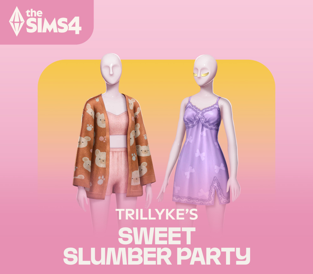 The Sims 4 - Sweet Slumber Party Kit DLC cover art