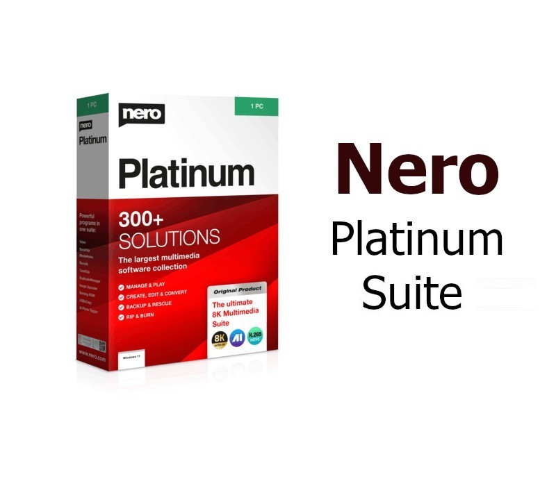 Nero Platinum Suite (1 Year / 1 PC) cover art