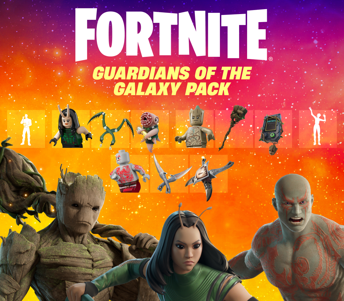 Fortnite - Guardians of the Galaxy Pack DLC cover art