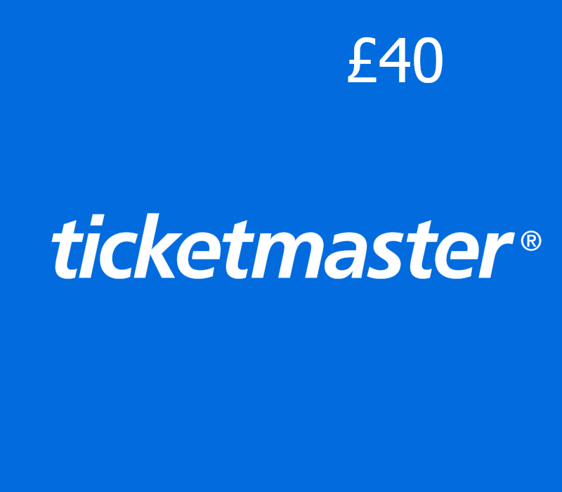 Ticketmaster GBP 40 Gift Card cover art