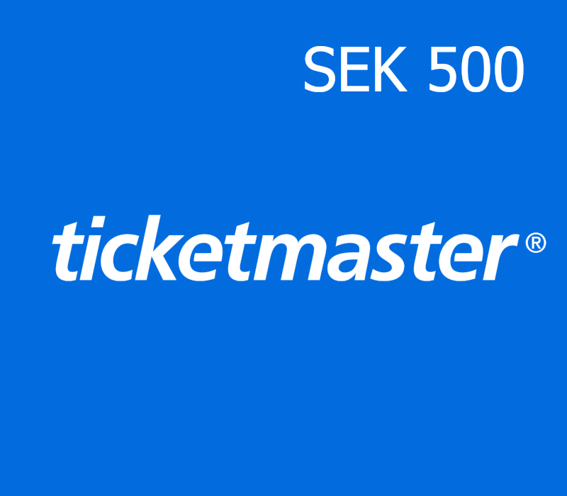 Ticketmaster 500 SEK Gift Card SE cover art