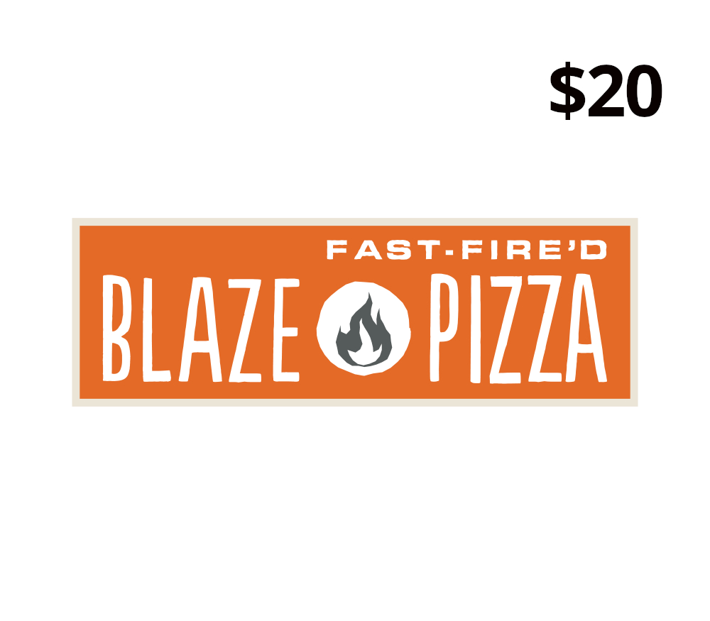 Blaze Pizza USD 20 Gift Card cover art