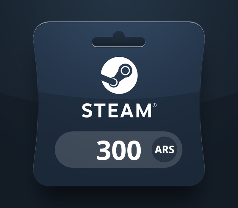 Steam Wallet ARS 300 Gift Card cover art