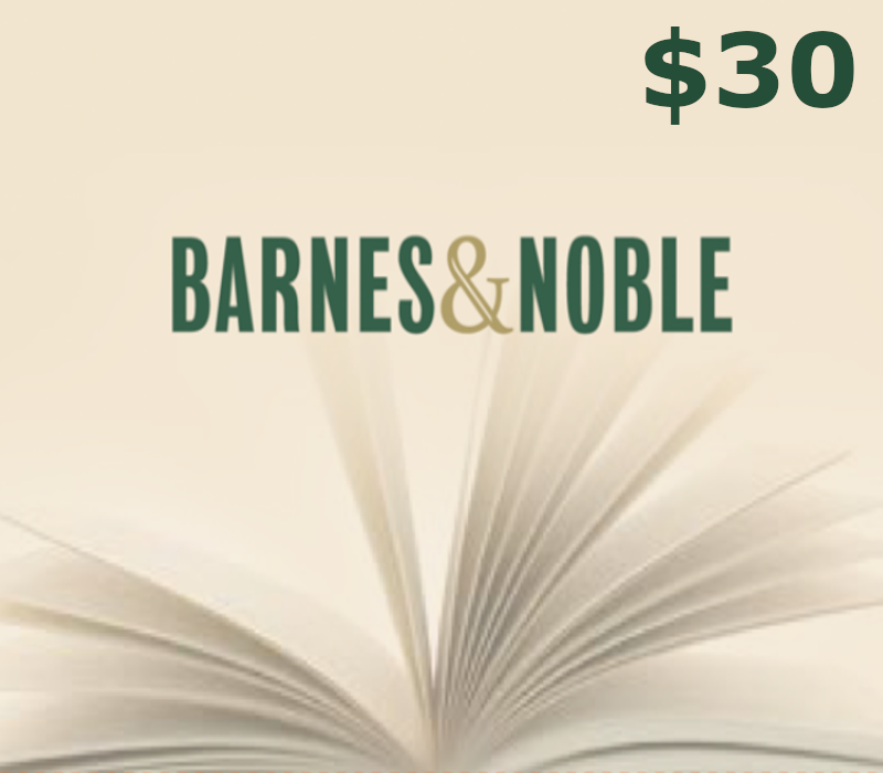 Barnes and Noble $30 Gift Card cover art