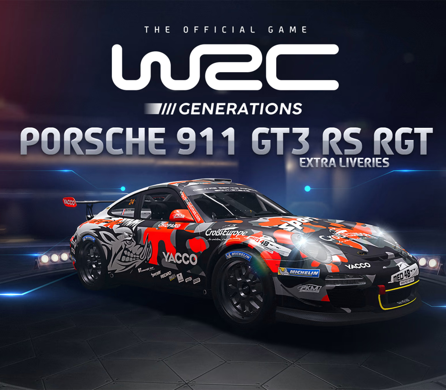 WRC Generations - Porsche 911 GT3 RS RGT Extra liveries DLC cover art