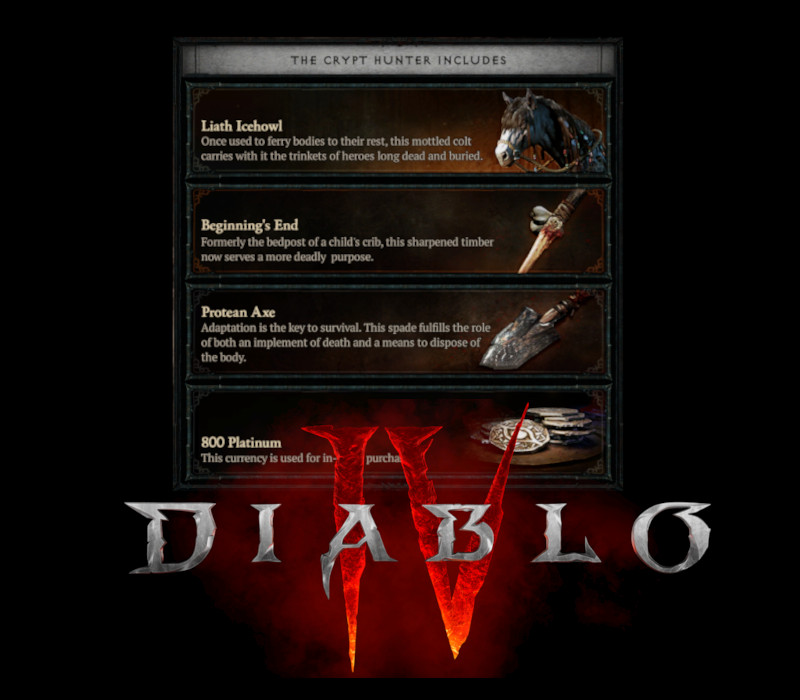 Diablo IV - Crypt Hunter Pack DLC cover art