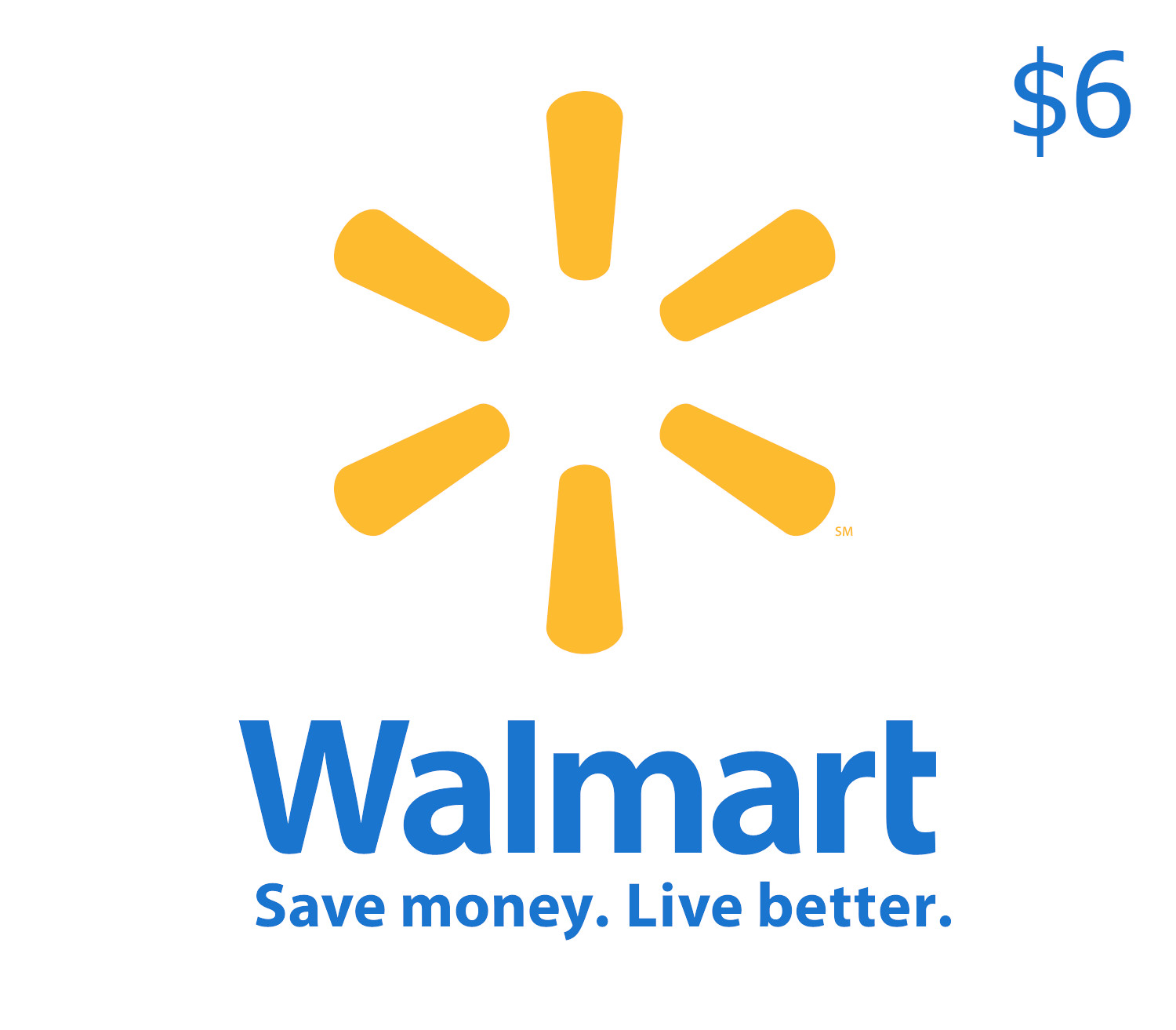 Walmart $6 Gift Card cover art